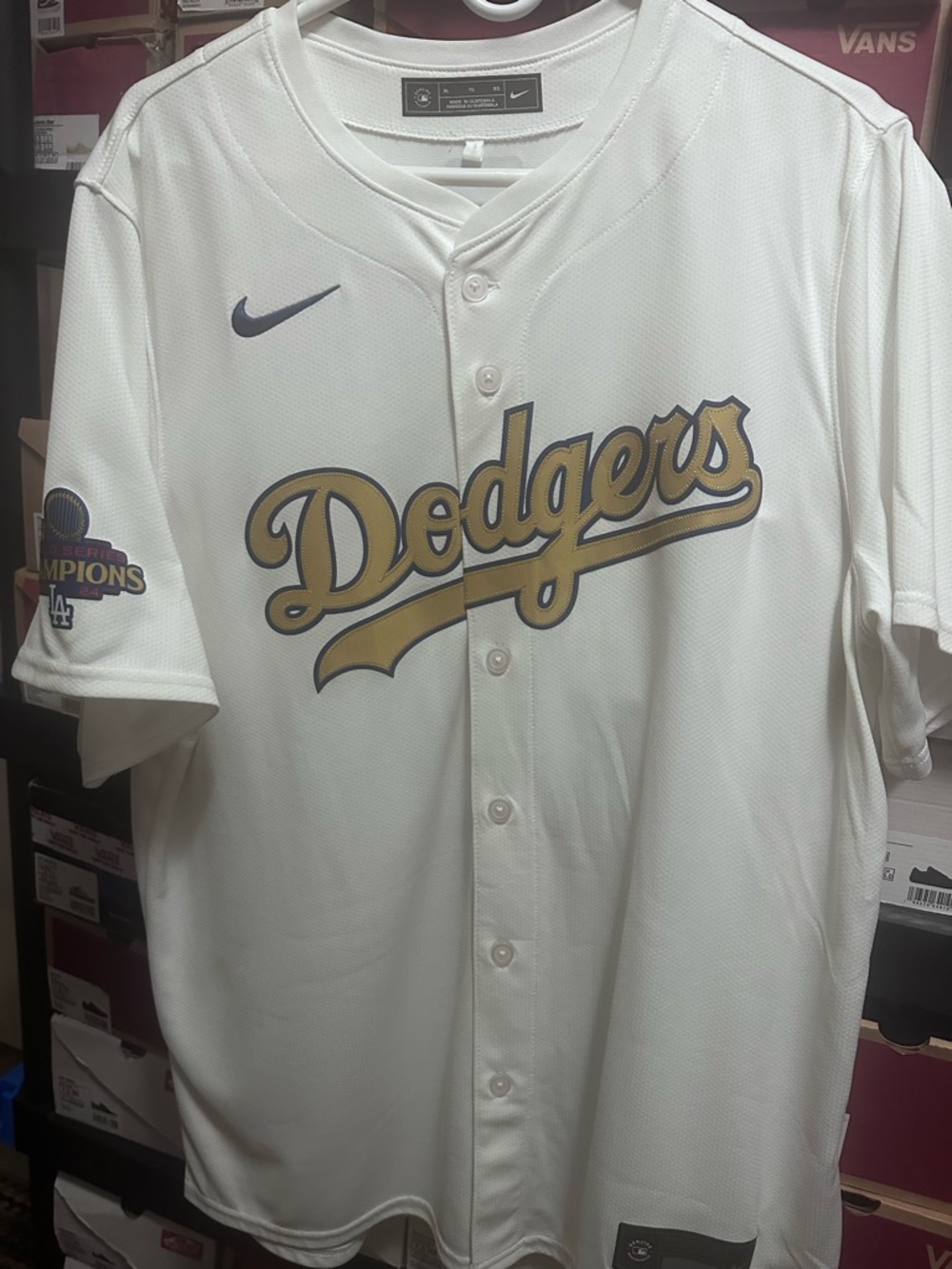 Los Angeles Dodgers Gold Series Jersey Mens XL
